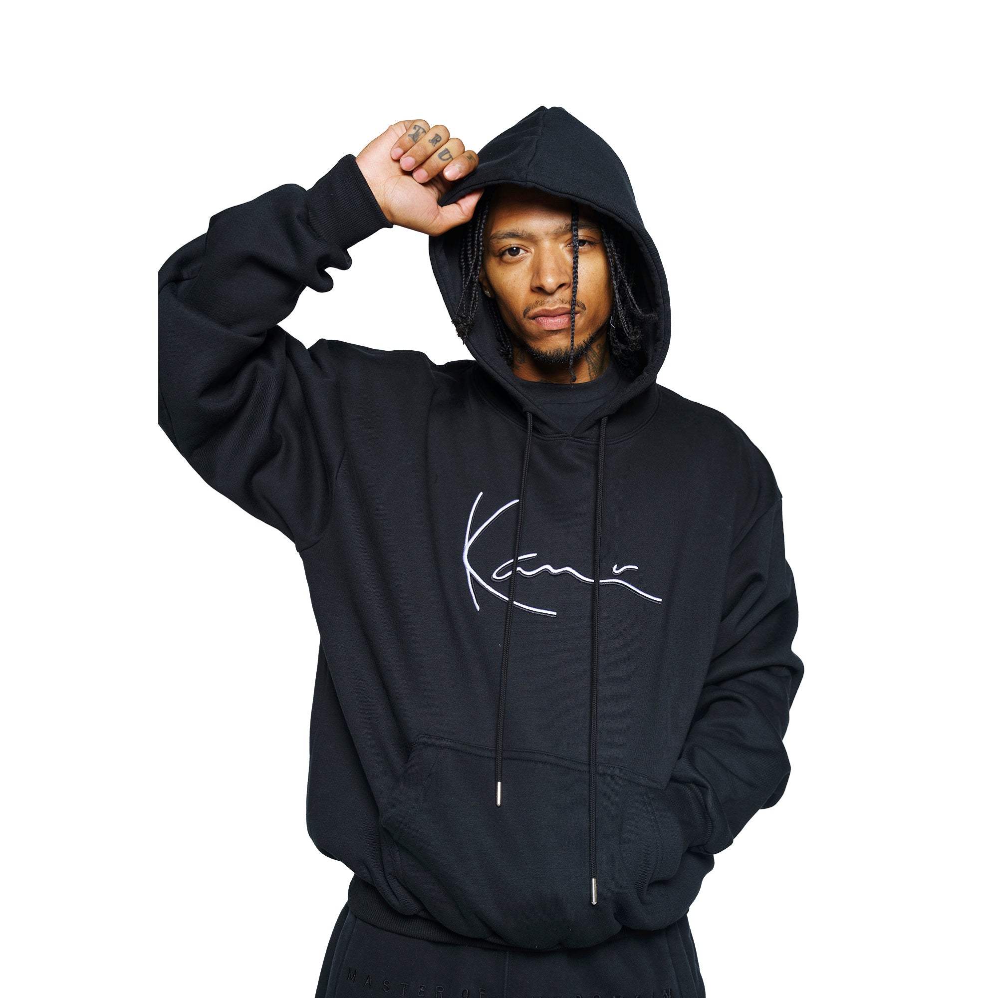 Karl kani hoodie black new arrivals