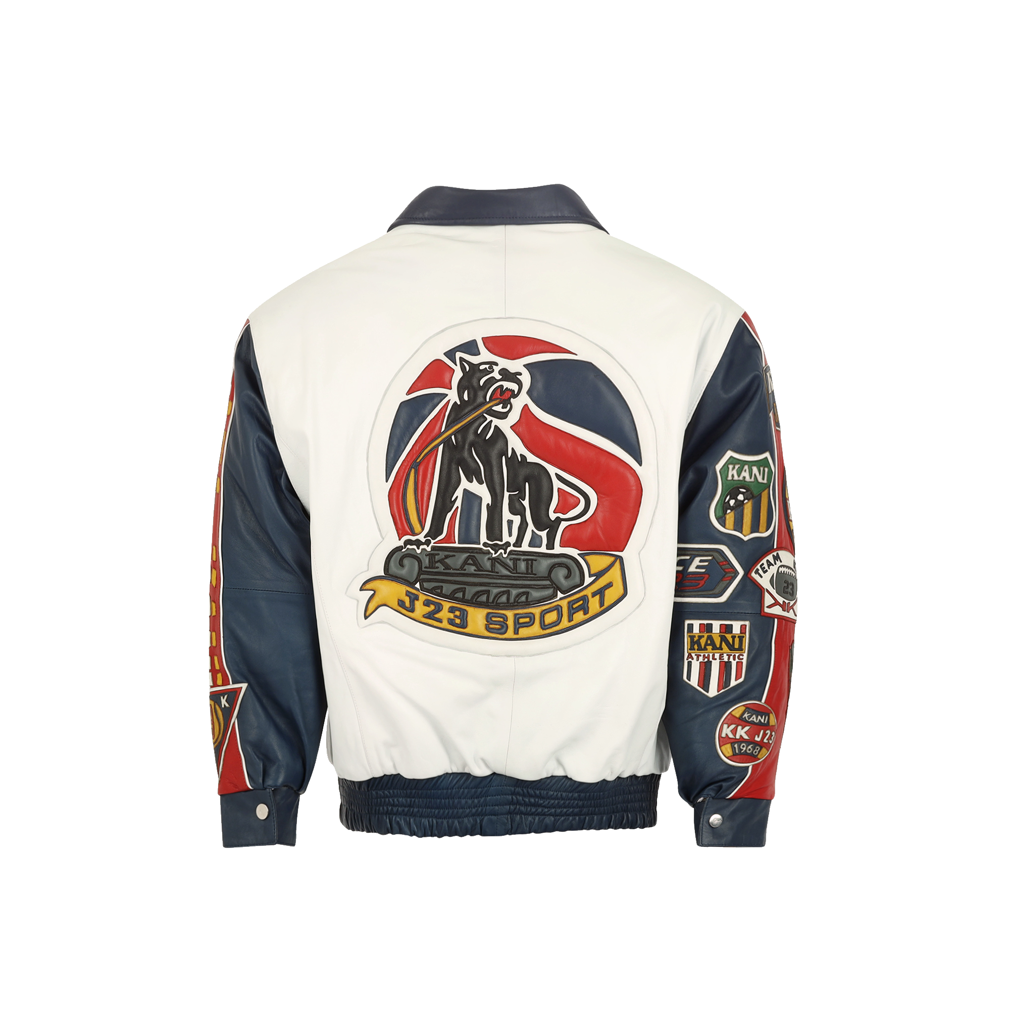 National Naval Aviation Museum - Though flight jackets were initially made  of leather, Nomex versions were introduced in the post-World War II era.  Ornately decorated with a wide variety of patches, this